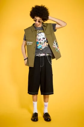 Ace Skull Throwback Graphic Tee