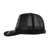 Black Rose Rhinestone Trucker Hat Black Rose Rhinestone Trucker Hat