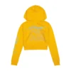 Butterflies Cropped Hoodie – Marigold Butterflies Cropped Hoodie – Marigold