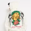 Christ Cross Rhinestone Boxy Zip Hoodie Christ Cross Rhinestone Boxy Zip Hoodie