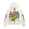 Christ Cross Rhinestone Boxy Zip Hoodie Christ Cross Rhinestone Boxy Zip Hoodie