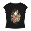 Cross Heart Cap Sleeve Tee Cross Heart Cap Sleeve Tee