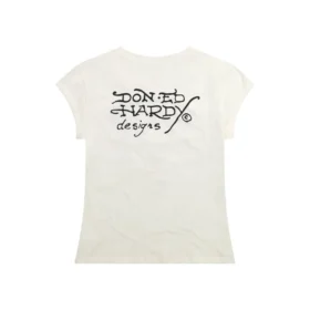 Cross Heart Rhinestone Fitted Tee