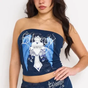 Cross Wings Tube Top