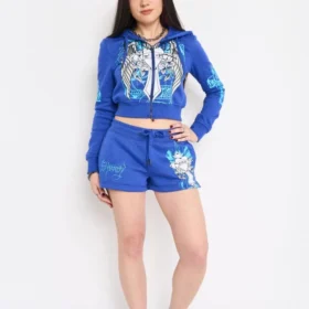 Cross Wings Y2K Fleece Shorts