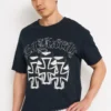 Crosses Rhinestone Boxy Cropped Tee Crosses Rhinestone Boxy Cropped Tee