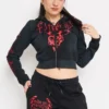 Crosses Zip Front Hoodie Crosses Zip Front Hoodie