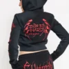 Crosses Zip Front Hoodie Crosses Zip Front Hoodie