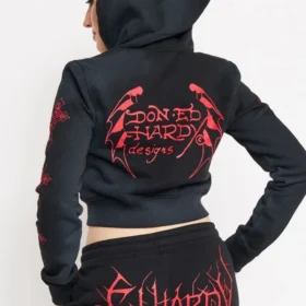 Crosses Zip Front Hoodie