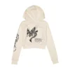Dagger Heart Cropped Hoodie Dagger Heart Cropped Hoodie