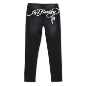 Dagger Skull Slim Skinny Jean