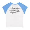 Devil Flower Raglan Cap Sleeve Tee