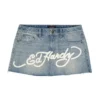 Dragon Denim Mini Skirt