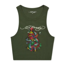 Dragon Heart Rib Knit Tank