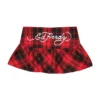 Dragon Plaid Flare Miniskirt Dragon Plaid Flare Miniskirt