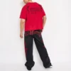 Dragons Baggy Embroidered Wide Leg Jeans Dragons Baggy Embroidered Wide Leg Jeans