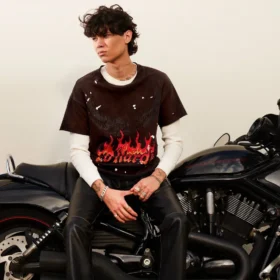 eagle flame cropped mens boxy tee 1 280x280 - Eagle Flame Cropped Mens Boxy Tee