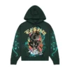 Fire Panther Rhinestone Boxy Fleece Hoodie Fire Panther Rhinestone Boxy Fleece Hoodie