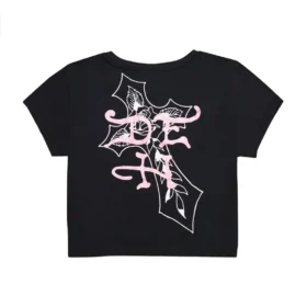 Flame Cross Baby Tee