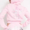 Flame Cross Zip Front Hoodie Flame Cross Zip Front Hoodie