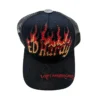 Flame Logo Rhinestone Trucker Hat Flame Logo Rhinestone Trucker Hat