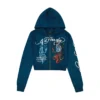 Flame Rose Zip Front Hoodie Flame Rose Zip Front Hoodie
