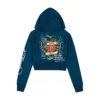 Flame Rose Zip Front Hoodie Flame Rose Zip Front Hoodie