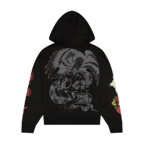 Heart Cross Boxy Fleece Hoodie
