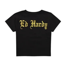 Heart Flame Rhinestone Baby Tee