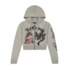 Heart Roses Zip Hoodie Heart Roses Zip Hoodie