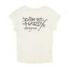 Heart Sword Rhinestone Cap Sleeve Tee Heart Sword Rhinestone Cap Sleeve Tee