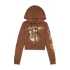 Koi Fish Cropped Hoodie Koi Fish Cropped Hoodie