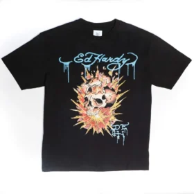 Limited Edition— Fire Skull Rhinestone Tee