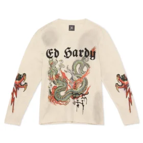 Limited Edition Rhinestone Dragon Ls Tee