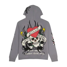 LKS Skull Hoodie – Light Grey