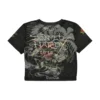 LKS Skull Power Mesh Baby Tee