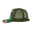 LKS Skull Rhinestone Trucker Hat – Olive LKS Skull Rhinestone Trucker Hat – Olive