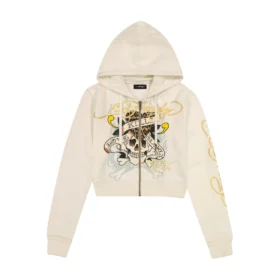 LKS Skull Zip Front Hoodie