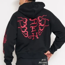 Mary Dragons Rhinestone Boxy Zip Hoodie Mary Dragons Rhinestone Boxy Zip Hoodie