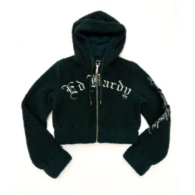 Mary Hooded Sherpa Zip Up Jacket Mary Hooded Sherpa Zip Up Jacket