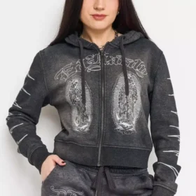 mary relaxed zip front hoodie 1 280x280 - Mary Relaxed Zip Front Hoodie