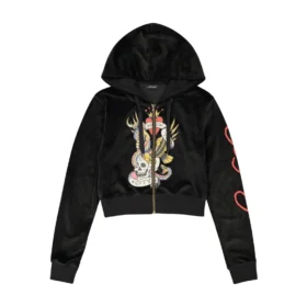 NYC Skull Y2K Velour Hoodie NYC Skull Y2K Velour Hoodie