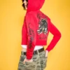 Panther Dagger Cropped Hoodie Panther Dagger Cropped Hoodie