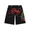 Panther Heart Denim Shorts