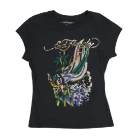 Peacock Cap Sleeve Tee