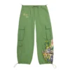 Peacock Poplin Cargo Pants Peacock Poplin Cargo Pants