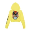 Phoenix Cropped Hoodie – Lemon Phoenix Cropped Hoodie – Lemon