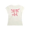 Pink Flame Skull Cap Sleeve