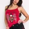 Sacred Heart Wings Stretch Cotton Cami Sacred Heart Wings Stretch Cotton Cami