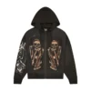 Skeles Boxy Zip Hoodie – Sunfade Grey Skeles Boxy Zip Hoodie – Sunfade Grey